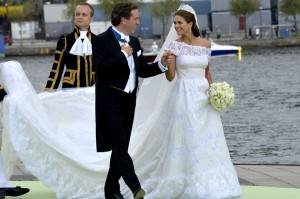 The wedding of Princess Madeleine of Sweden and Christopher O'Neill hosted by King Carl Gustaf XIV and Queen Silvia at The Royal Palace