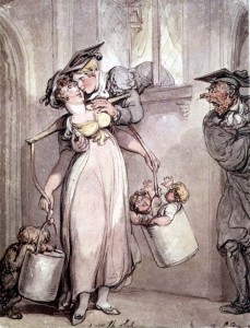 The Milk Sop - Thomas Rowlandson