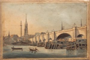 Watercolour1799 Old London bridge